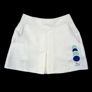 Puma White Skirt with Pockets | Size S